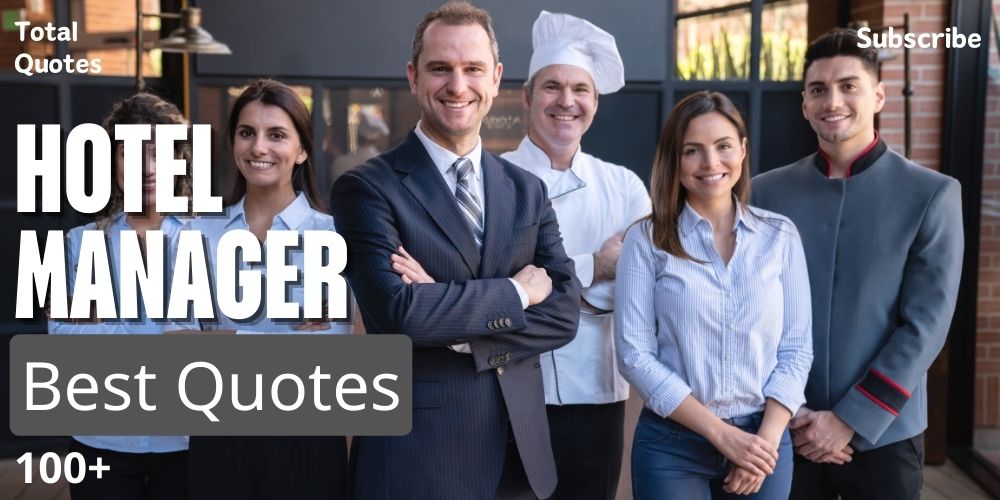 Hotel Manager Quotes